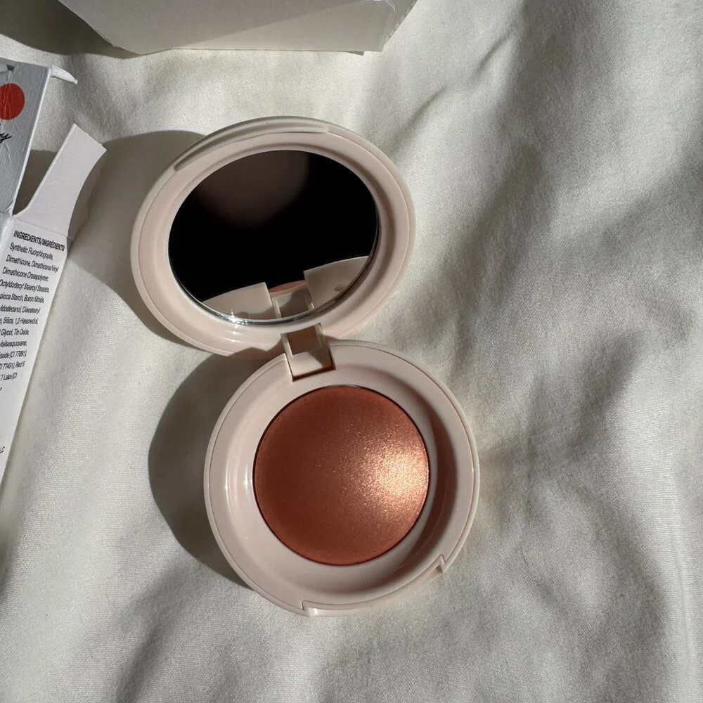 RARE Beauty Soft Pinch Luminous Powder Blush - Joy, Muted Peach Color